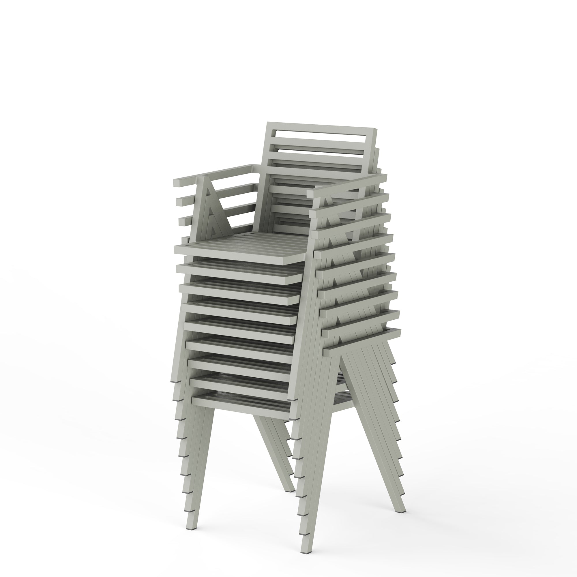 19 Outdoors Stacking Chairs
