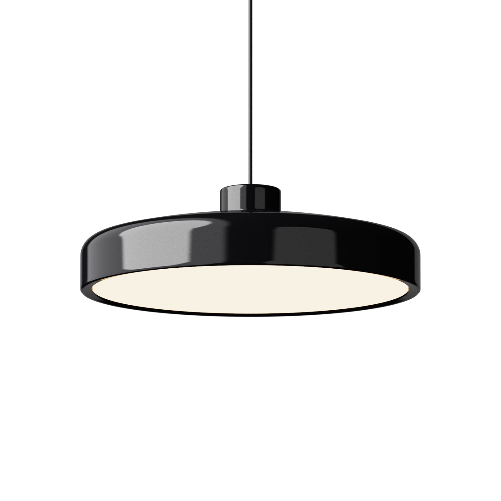 LACQUERPendantLargeBlack-